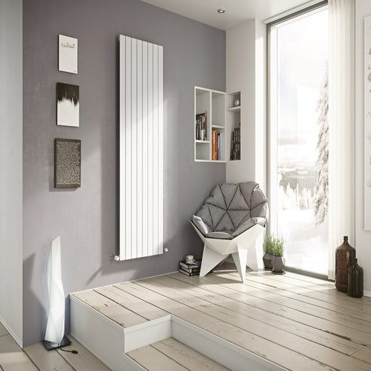 Eucotherm Mars Single Vertical Flat Panel Radiator (4 colours, 11 sizes) - Brand New Bathrooms