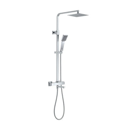 Giavani Bathrooms Complete Bathroom Suite with 1700mm L-Shape Right-Handed Shower Bath, Chrome Brassware & Vanity Unit (3 colours)
