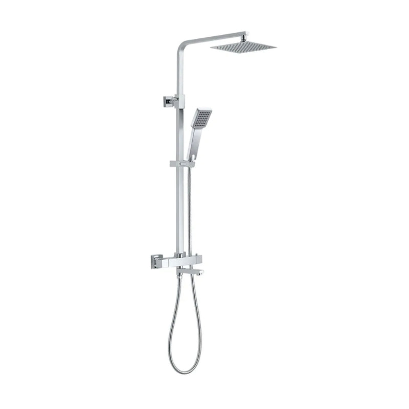 Giavani Bathrooms Complete Shower Suite with 900mm Quadrant Enclosure, Chrome Brassware & Vanity Unit (3 colours)