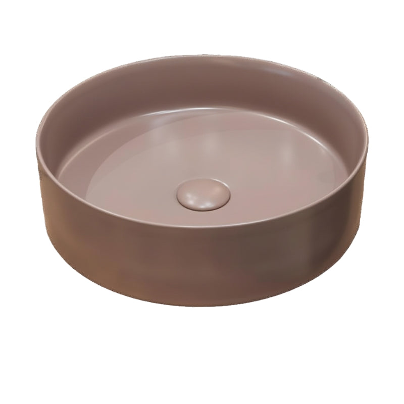 Loutro Lavabo Mc Delly Round Ceramic Basin (1 size, 5 colours) - Brand New Bathrooms
