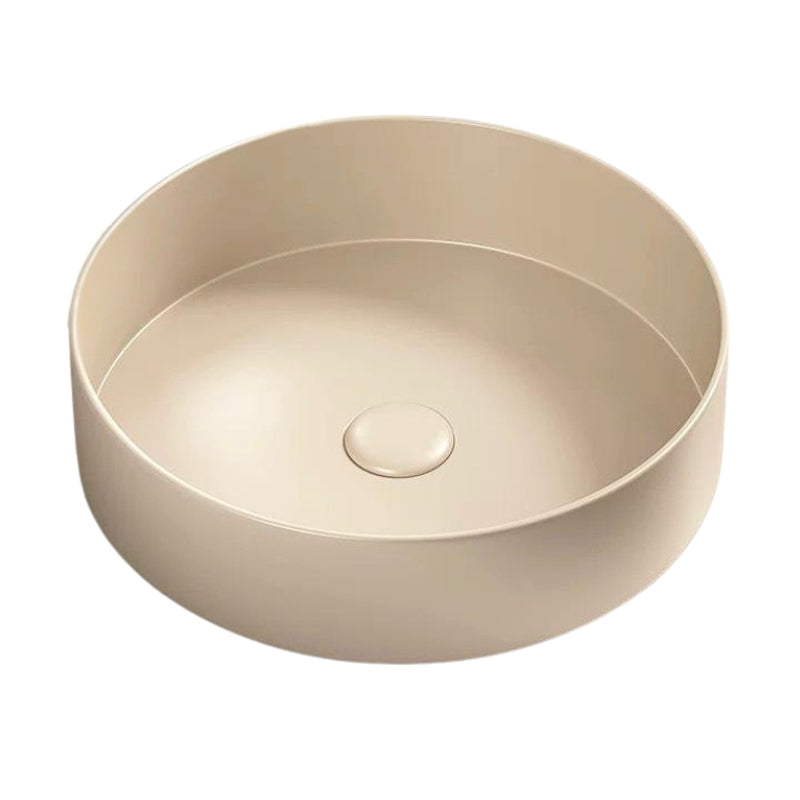 Loutro Lavabo Mc Delly Round Ceramic Basin (1 size, 5 colours) - Brand New Bathrooms