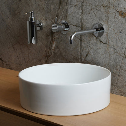Loutro Lavabo Mc Delly Round Ceramic Basin (1 size, 5 colours) - Brand New Bathrooms