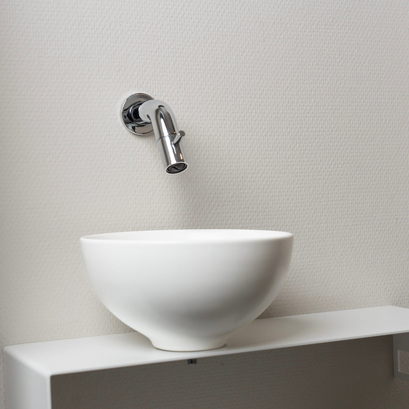 Loutro Lavabo Mc Mini Round Ceramic Basin (1 size, 5 colours) - Brand New Bathrooms