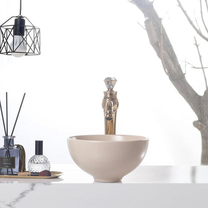 Loutro Lavabo Mc Mini Round Ceramic Basin (1 size, 5 colours) - Brand New Bathrooms