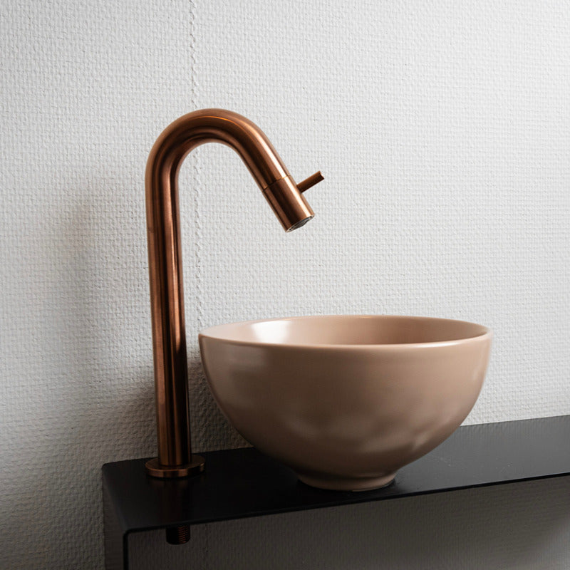 Loutro Lavabo Mc Mini Round Ceramic Basin (1 size, 5 colours) - Brand New Bathrooms