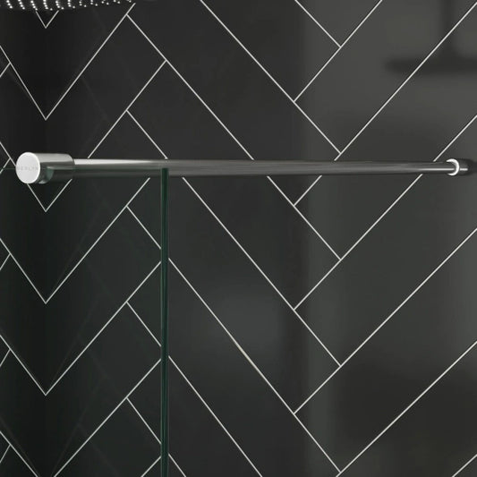 Merlyn 8mm Wetroom Accessories | Framed 1500mm Horizontal Wetroom Shower Wall Stabilising Bar (3 colours)