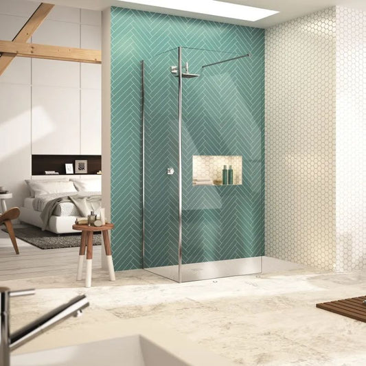 Merlyn 8 Series | Wetroom | Corner profile - Glass to Glass Profile (6 colours)