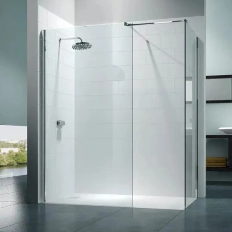Merlyn 8 Series | Wetroom Panel (5 sizes, Chrome)