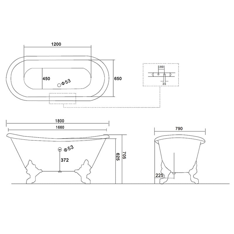 Luxury Freestanding Bathtub