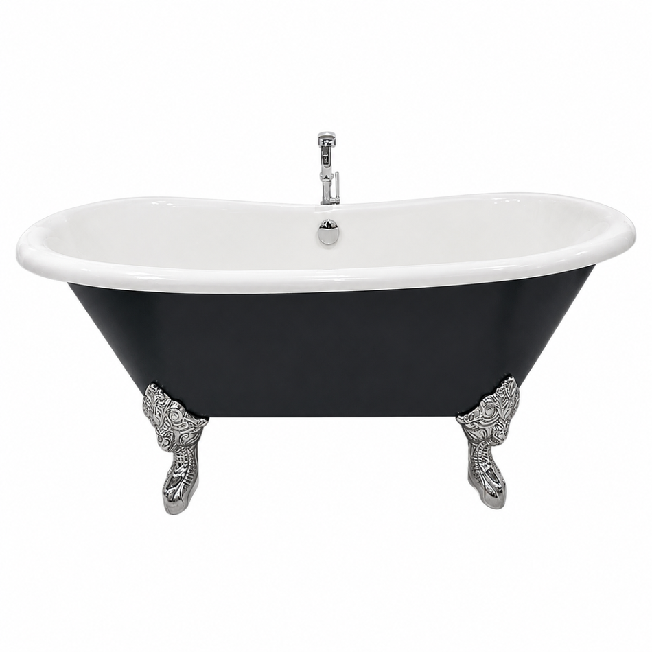 Arroll Milan Cast Iron Freestanding Clawfoot Bathtub (1 size, any colour)