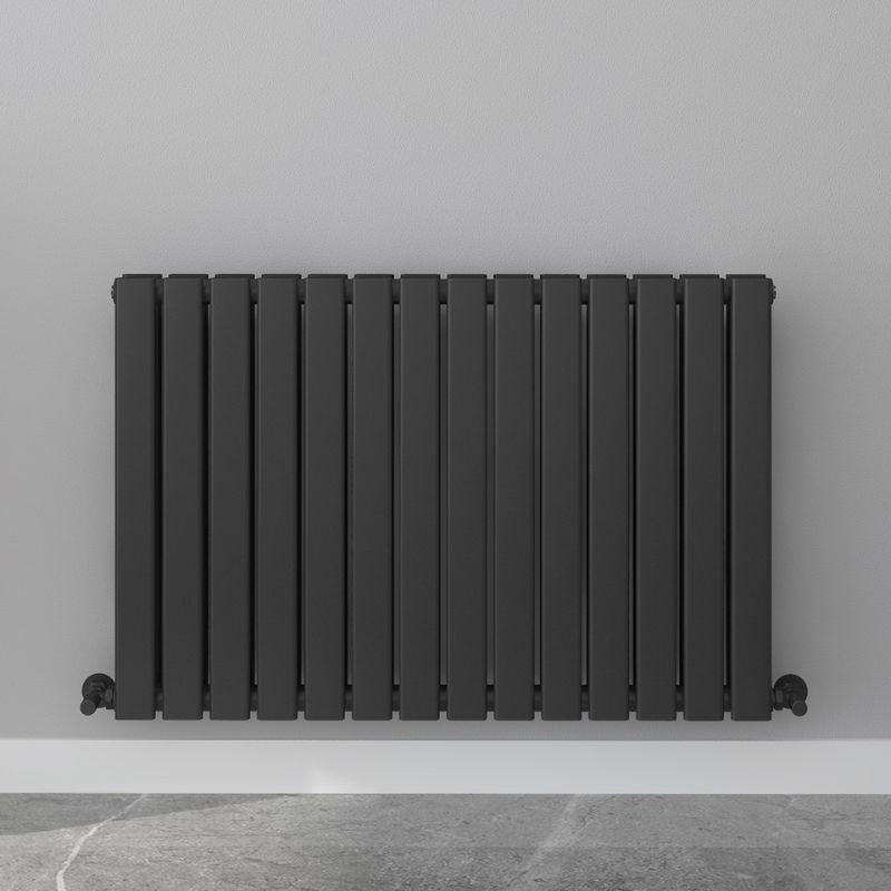 Senator Milan Flat Double Panel Horizontal Radiator (9 sizes, 3 colours) - Brand New Bathrooms