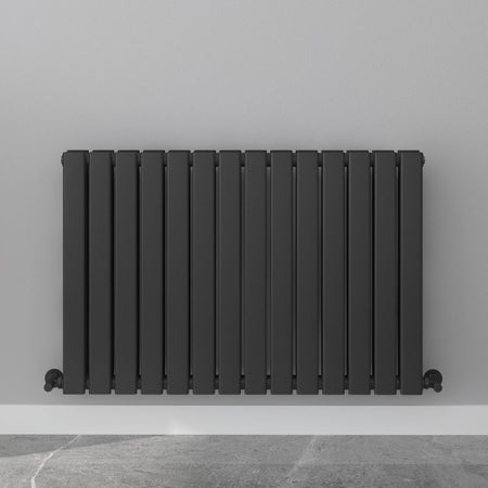 Senator Milan Flat Double Panel Horizontal Radiator (9 sizes, 3 colours) - Brand New Bathrooms