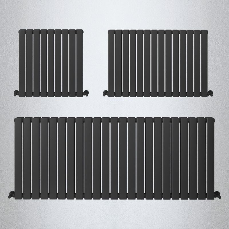 Senator Milan Flat Double Panel Horizontal Radiator (9 sizes, 3 colours) - Brand New Bathrooms