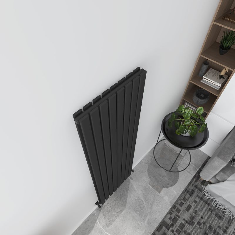 Senator Milan Flat Double Panel Vertical Radiator (3 sizes, 3 colours) - Brand New Bathrooms