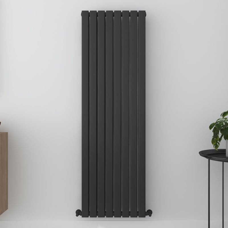Senator Milan Flat Double Panel Vertical Radiator (3 sizes, 3 colours) - Brand New Bathrooms