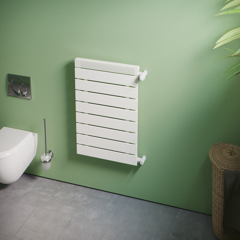 Eucotherm Minerva Horizontal Flat Panel Tower Radiator (4 sizes, White) - Brand New Bathrooms