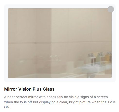 Aquavision Genesis Frameless Bathroom TV (4 sizes, 3 choices of glass finish) - Brand New Bathrooms