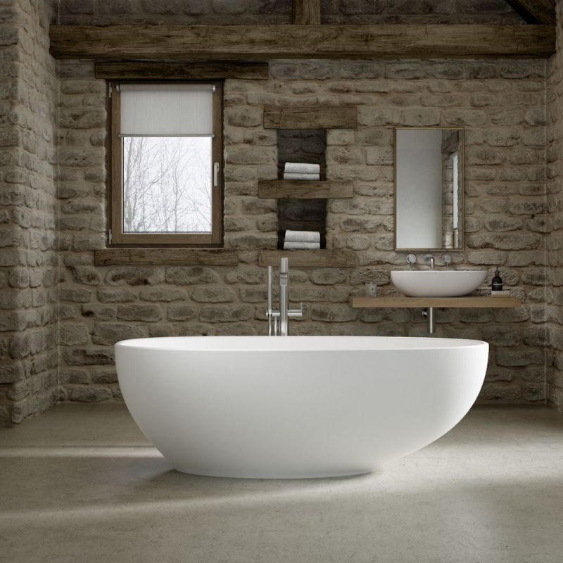 Royce Morgan Mississippi Freestanding Stone Bathtub - Brand New Bathrooms
