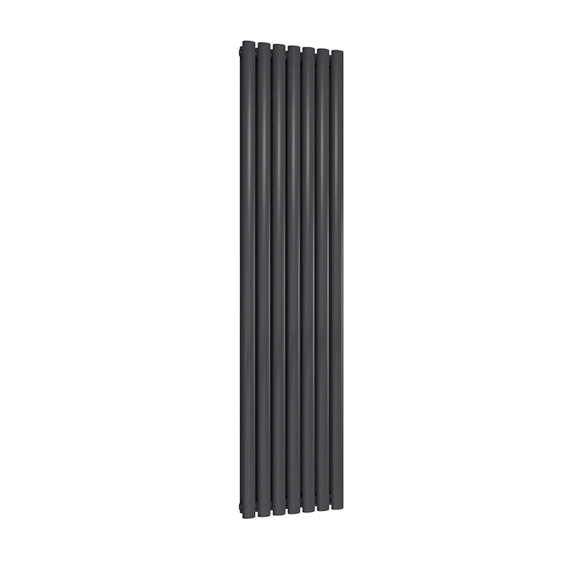 Reina Neval Vertical Aluminium Double Panel Radiator (5 sizes, 2 colours) - Brand New Bathrooms