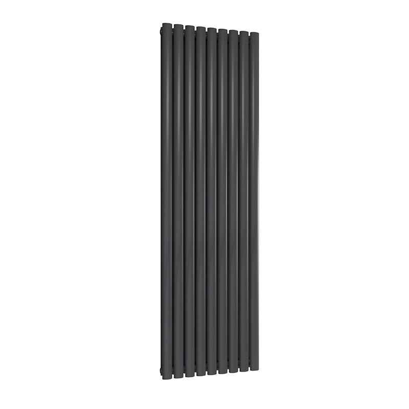 Reina Neval Vertical Aluminium Double Panel Radiator (5 sizes, 2 colours) - Brand New Bathrooms
