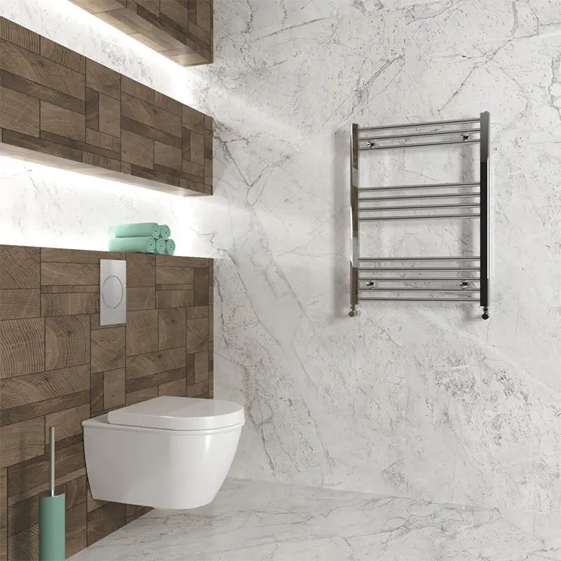 Carisa Nile Mild Steel Towel Radiator - Brand New Bathrooms