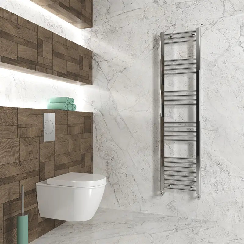 Carisa Nile Mild Steel Towel Radiator - Brand New Bathrooms