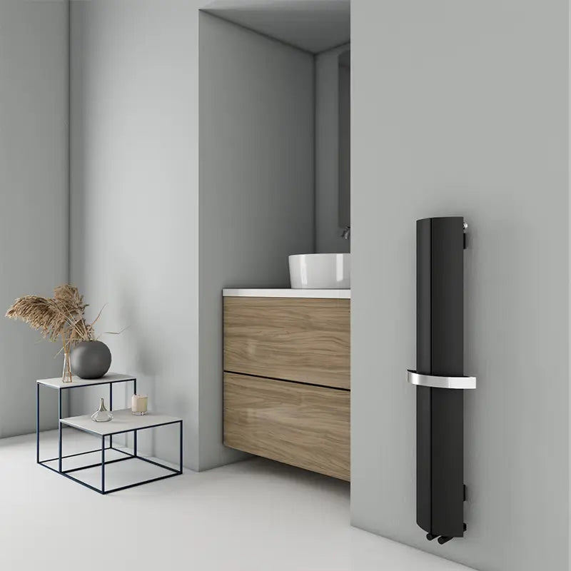 Carisa Nixie Bath Aluminium Towel Radiator 6 Sections - Brand New Bathrooms