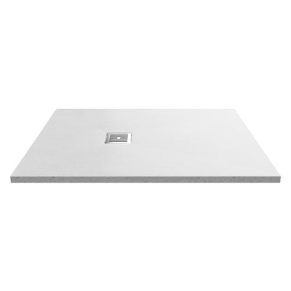 Nuie Rectangular Slimline Shower Tray (8 sizes, White) - Brandnew Bathroom