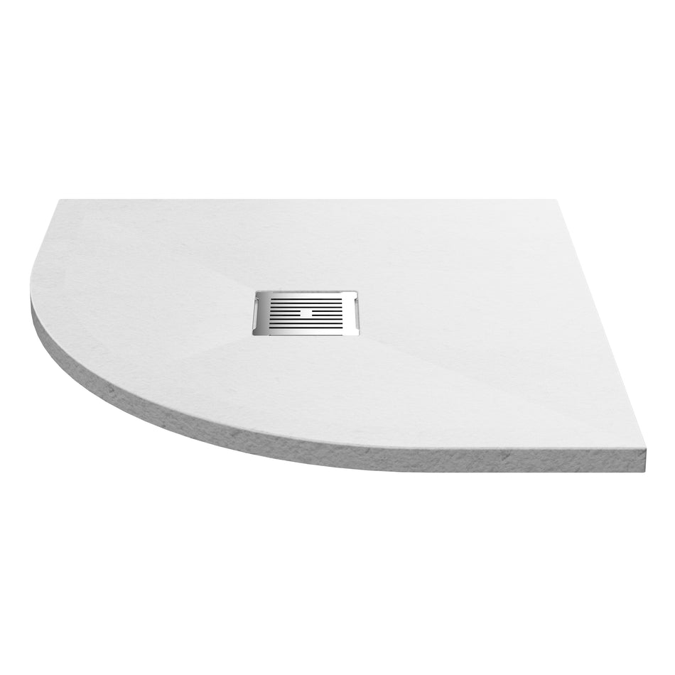 Nuie Quadrant Slimline Shower Tray (2 sizes, White ) - Brand New Bathrooms
