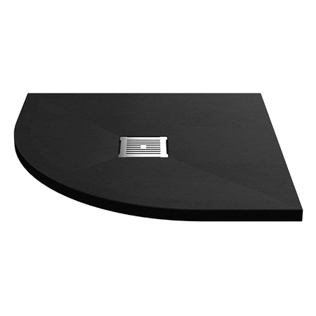 Nuie Quadrant Slimline Shower Tray (2 sizes, Black) - Brandnew Bathroom
