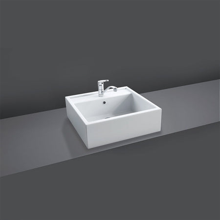 RAK Ceramics Nova Basin with 1 Tap Hole (2 sizes, 3 types, Alpine White) - Brand New Bathrooms