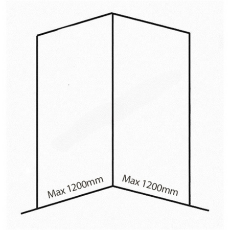 Bushboard Nuance Corner Pack A1 (for Shower Enclosures up to 1200mm) Petra Gloss - Brand New Bathrooms