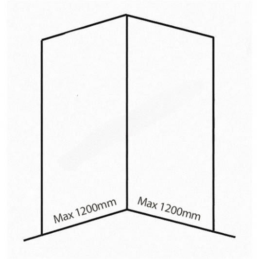 Bushboard Nuance Corner Pack A1 (for Shower Enclosures up to 1200mm) Petra Gloss - Brand New Bathrooms