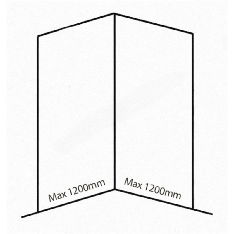 Bushboard Nuance Corner Pack A1 (for Shower Enclosures up to 1200mm) Petra Gloss - Brand New Bathrooms