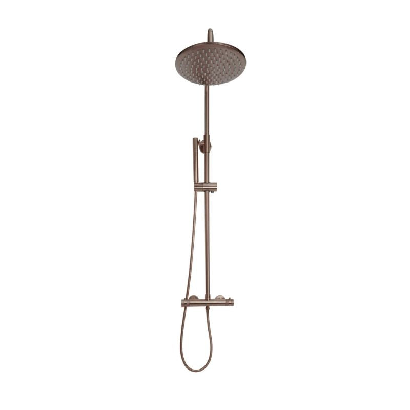 Scudo Core Round Rigid Riser Shower (5 Colours) - Brand New Bathrooms