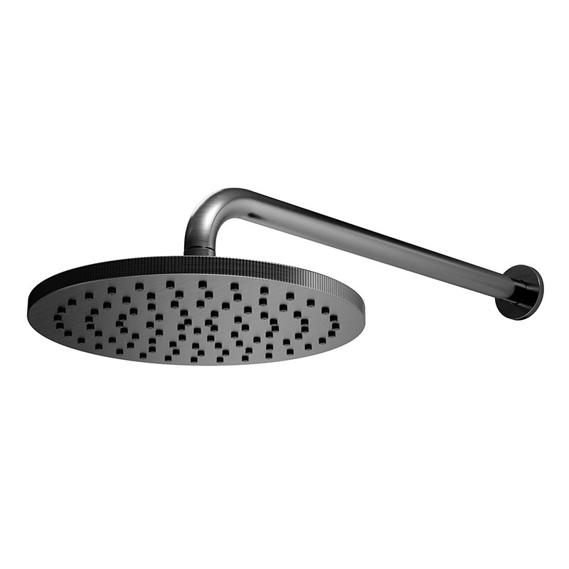 Scudo Core Round Shower Head & Arm (1 size, 5 colours) - Brand New Bathrooms