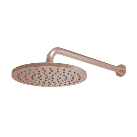 Scudo Core Round Shower Head & Arm (1 size, 5 colours) - Brand New Bathrooms