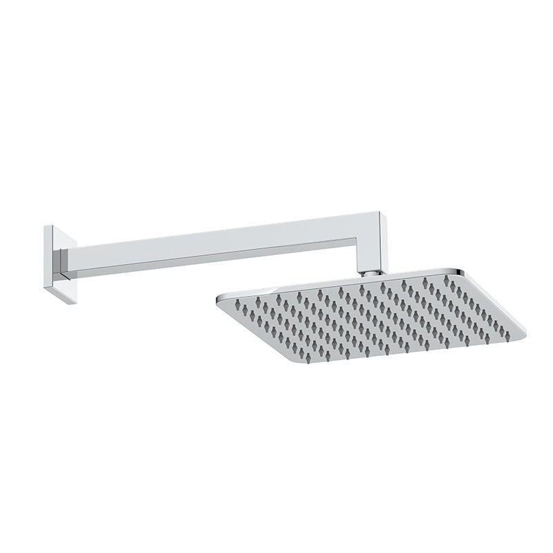 Scudo Square Shower Arm & Head (1 size, 5 colours) - Brand New Bathrooms