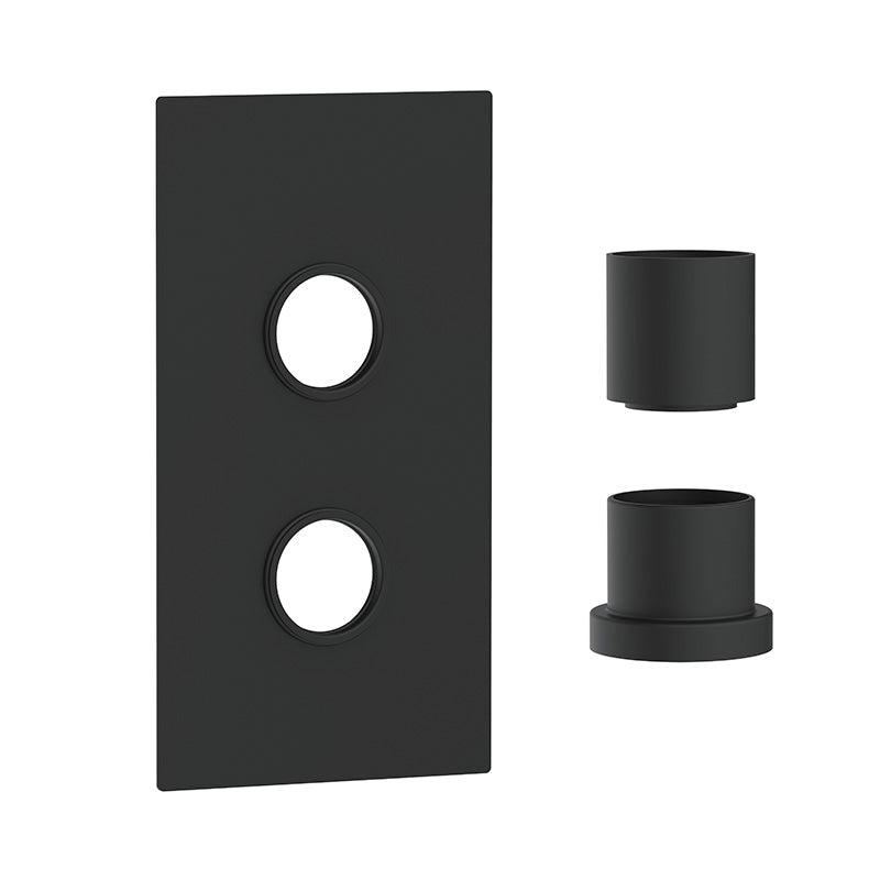 Scudo Concealed Plate with Sleeves (1 Outlet) (1 size, 5 colours) - Brand New Bathrooms