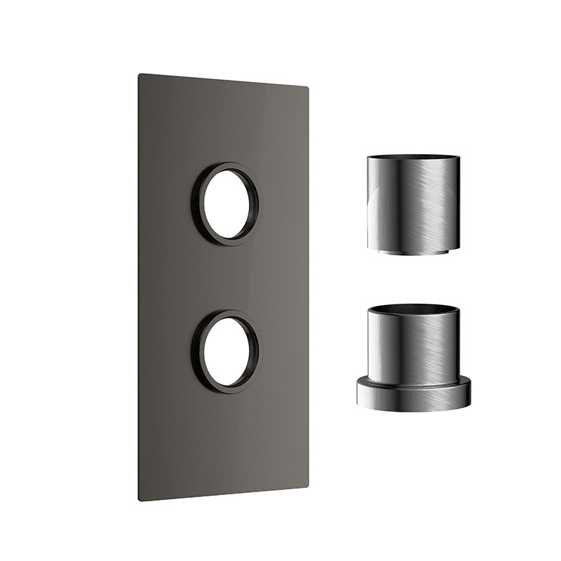 Scudo Concealed Plate with Sleeves (1 Outlet) (1 size, 5 colours) - Brand New Bathrooms