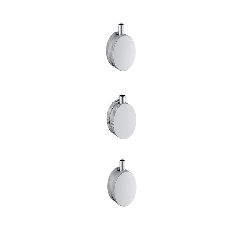 Scudo Concealed Knurled Shower Handle 3 pack (1 sizes, 5 colours) - Brand New Bathrooms
