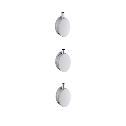 Scudo Concealed Knurled Shower Handle 3 pack (1 sizes, 5 colours) - Brand New Bathrooms
