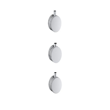 Scudo Concealed Knurled Shower Handle 3 pack (1 sizes, 5 colours) - Brand New Bathrooms