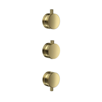 Scudo Concealed Knurled Shower Handle 3 pack (1 sizes, 5 colours) - Brand New Bathrooms