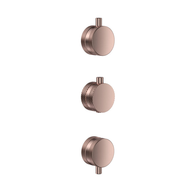 Scudo Concealed Knurled Shower Handle 3 pack (1 sizes, 5 colours) - Brand New Bathrooms