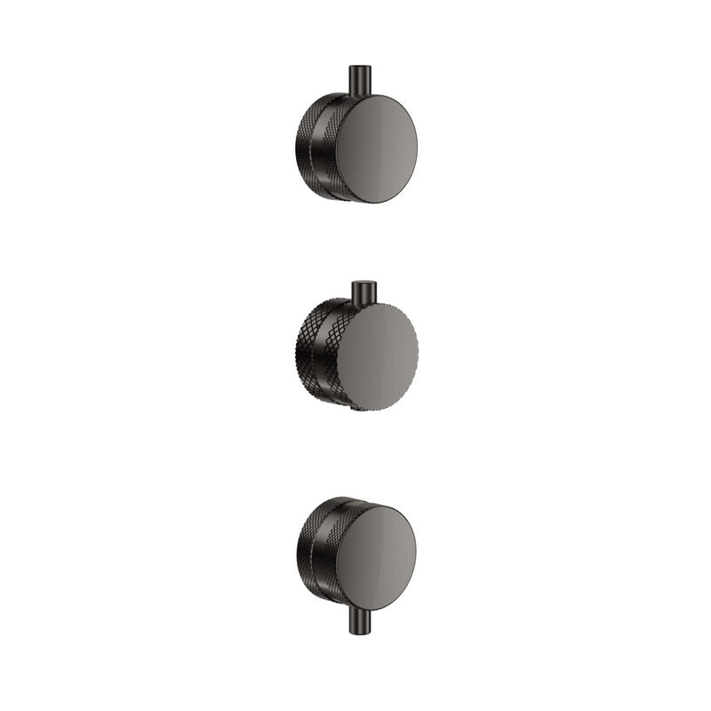 Scudo Concealed Knurled Shower Handle 3 pack (1 sizes, 5 colours) - Brand New Bathrooms