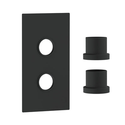 Scudo Concealed Shower Plate with Sleeve (2 outlets) (1 size, 5 colours) - Brand New Bathrooms