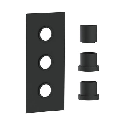 Scudo Concealed Shower Plate with Sleeve (3 outlets) (1 size, 6 colours) - Brand New Bathrooms