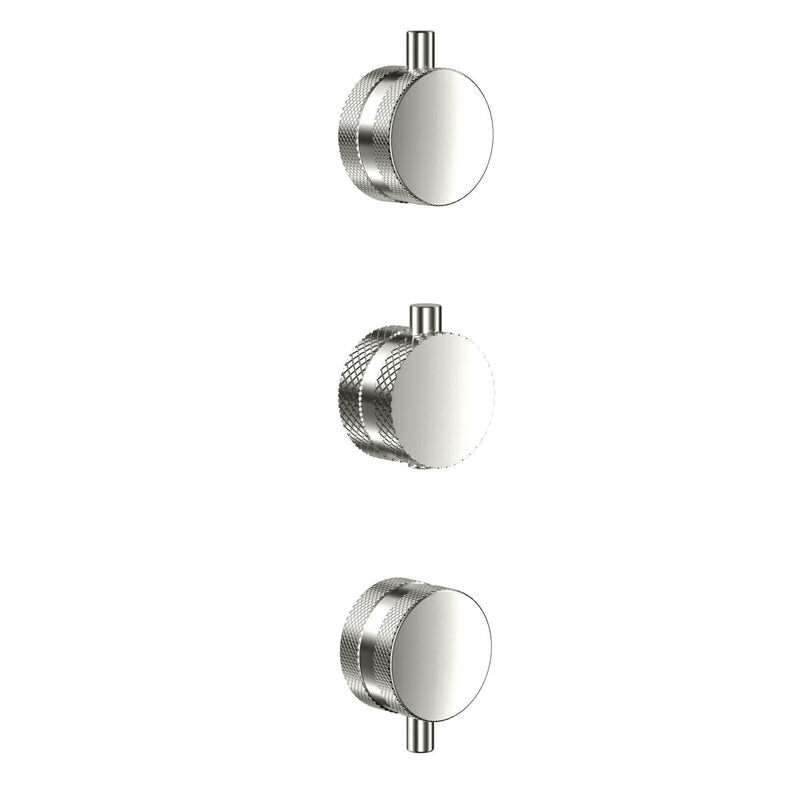 Scudo Concealed Knurled Shower Handle 3 pack (1 sizes, 6 colours) - Brand New Bathrooms
