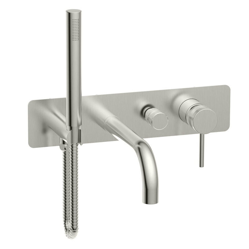 Scudo Core Wall Mounted Bath & Shower Mixer & Handset (1 size, 6 colours) - Brand New Bathrooms